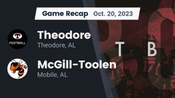 Recap: Theodore  vs. McGill-Toolen  2023