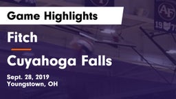 Fitch  vs Cuyahoga Falls Game Highlights - Sept. 28, 2019