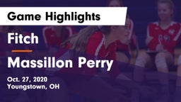 Fitch  vs Massillon Perry Game Highlights - Oct. 27, 2020