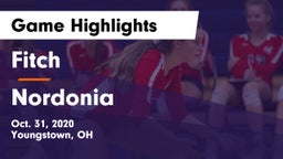 Fitch  vs Nordonia Game Highlights - Oct. 31, 2020
