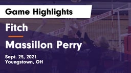 Fitch  vs Massillon Perry  Game Highlights - Sept. 25, 2021
