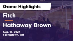 Fitch  vs Hathaway Brown  Game Highlights - Aug. 23, 2022