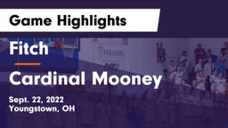 Fitch  vs Cardinal Mooney  Game Highlights - Sept. 22, 2022
