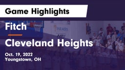 Fitch  vs Cleveland Heights  Game Highlights - Oct. 19, 2022