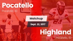 Matchup: Pocatello High vs. Highland  2017