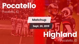 Matchup: Pocatello High vs. Highland  2019