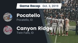 Recap: Pocatello  vs. Canyon Ridge  2019