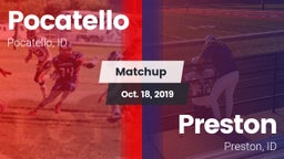 Matchup: Pocatello High vs. Preston  2019