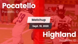 Matchup: Pocatello High vs. Highland  2020