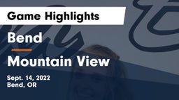 Bend  vs Mountain View  Game Highlights - Sept. 14, 2022