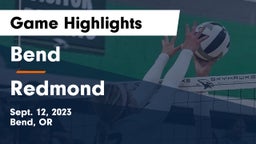 Bend  vs Redmond Game Highlights - Sept. 12, 2023