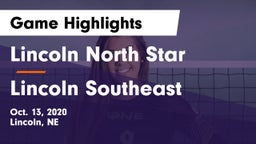Lincoln North Star vs Lincoln Southeast  Game Highlights - Oct. 13, 2020