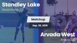Matchup: Standley Lake High vs. Arvada West  2016