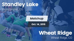 Matchup: Standley Lake High vs. Wheat Ridge  2016