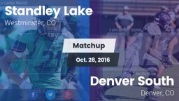 Matchup: Standley Lake High vs. Denver South  2016