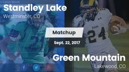 Matchup: Standley Lake High vs. Green Mountain  2017