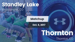 Matchup: Standley Lake High vs. Thornton  2017