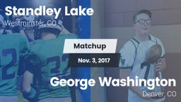 Matchup: Standley Lake High vs. George Washington  2017
