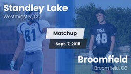 Matchup: Standley Lake High vs. Broomfield  2018