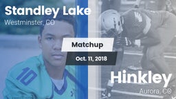 Matchup: Standley Lake High vs. Hinkley  2018