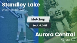 Matchup: Standley Lake High vs. Aurora Central  2019