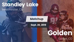 Matchup: Standley Lake High vs. Golden  2019