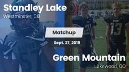 Matchup: Standley Lake High vs. Green Mountain  2019