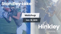 Matchup: Standley Lake High vs. Hinkley  2019