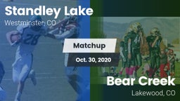 Matchup: Standley Lake High vs. Bear Creek  2020