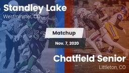 Matchup: Standley Lake High vs. Chatfield Senior  2020