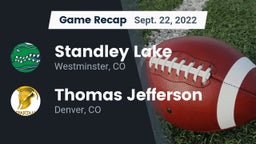 Recap: Standley Lake  vs. Thomas Jefferson  2022