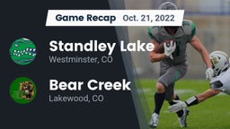 Recap: Standley Lake  vs. Bear Creek  2022