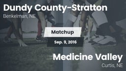 Matchup: Dundy County High vs. Medicine Valley  2016