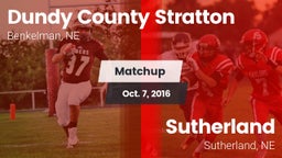 Matchup: Dundy County High vs. Sutherland  2016