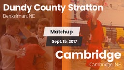 Matchup: Dundy County High vs. Cambridge  2017