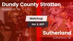 Matchup: Dundy County High vs. Sutherland  2017