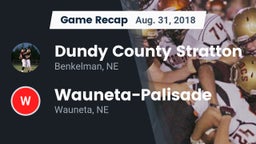 Recap: Dundy County Stratton  vs. Wauneta-Palisade  2018