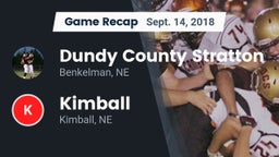 Recap: Dundy County Stratton  vs. Kimball  2018