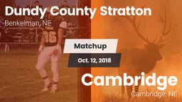 Matchup: Dundy County High vs. Cambridge  2018