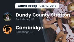 Recap: Dundy County Stratton  vs. Cambridge  2018
