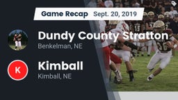 Recap: Dundy County Stratton  vs. Kimball  2019
