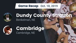 Recap: Dundy County Stratton  vs. Cambridge  2019