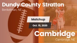 Matchup: Dundy County High vs. Cambridge  2020