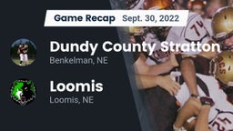 Recap: Dundy County Stratton  vs. Loomis  2022