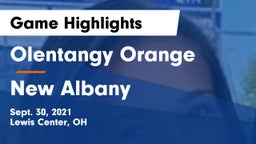 Olentangy Orange  vs New Albany  Game Highlights - Sept. 30, 2021