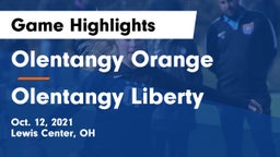 Olentangy Orange  vs Olentangy Liberty  Game Highlights - Oct. 12, 2021