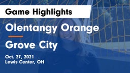 Olentangy Orange  vs Grove City  Game Highlights - Oct. 27, 2021