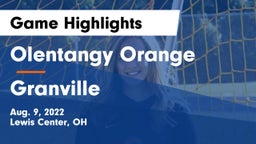 Olentangy Orange  vs Granville  Game Highlights - Aug. 9, 2022