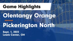 Olentangy Orange  vs Pickerington North  Game Highlights - Sept. 1, 2022