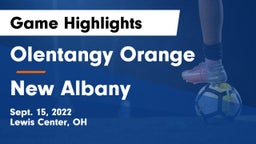 Olentangy Orange  vs New Albany  Game Highlights - Sept. 15, 2022